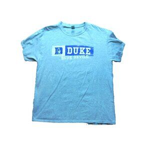 Duke Blue Devils Shirt‎ Adult Large NCAA Sportswear Streetwear Short Sleeve Mens